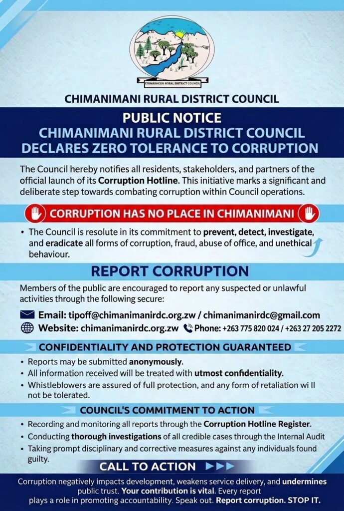 Say no to corruption!